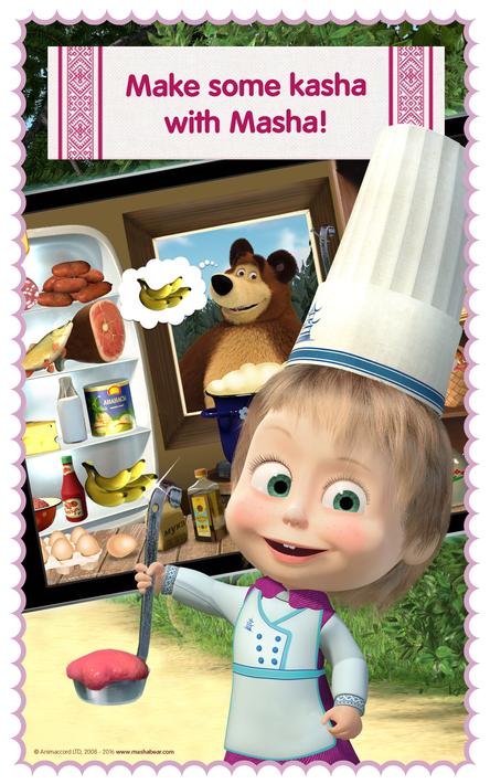 Masha and Bear: Cooking Dash