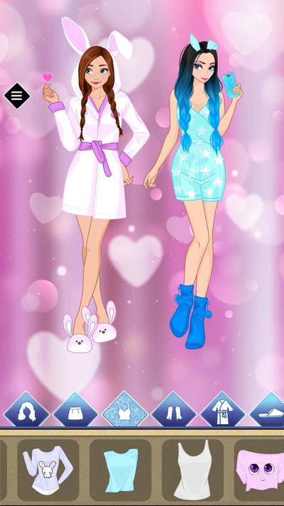 BFF Sleepover Dress Up Game