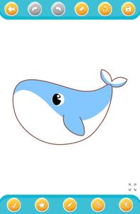 whale coloring game