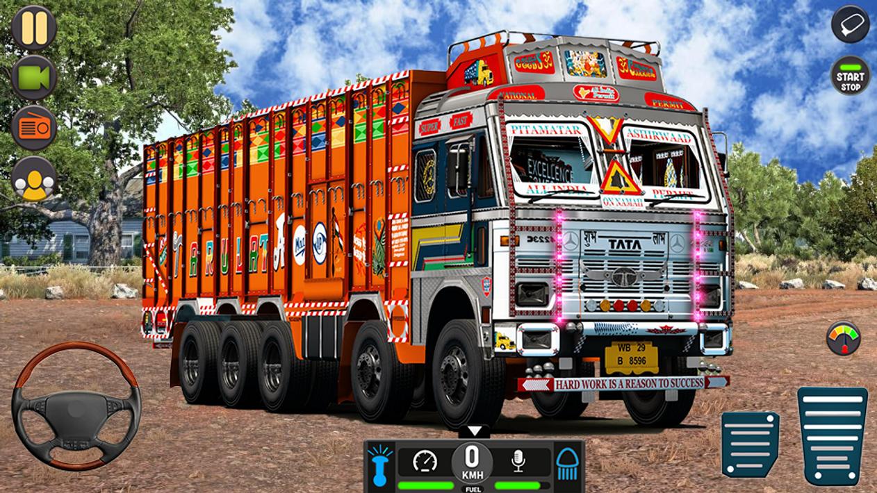 Indian Cargo Truck Game 3D