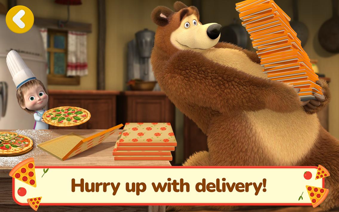 Masha and the Bear Pizza Maker