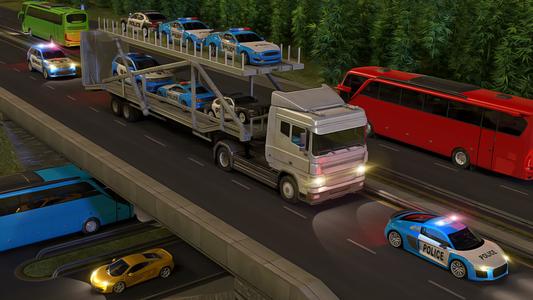 Police Transport Truck Game