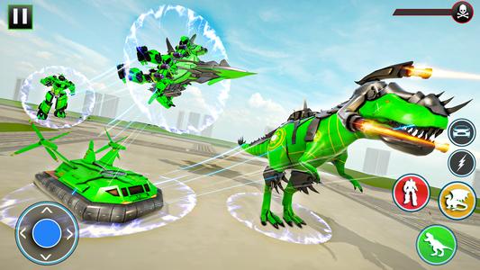 Dinosaur Robot Car Game 3D