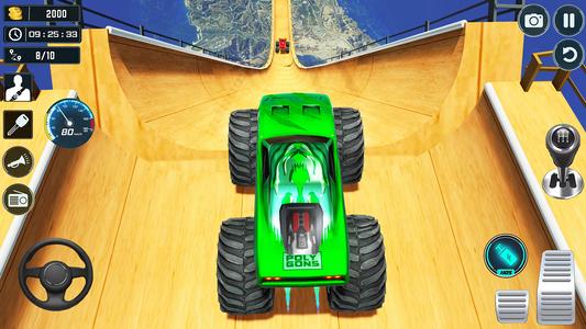 Monster Truck Mega Ramps Stunt