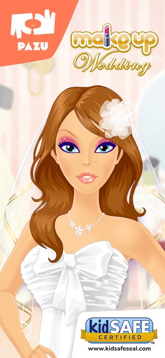 Makeup Girls Wedding Dress up