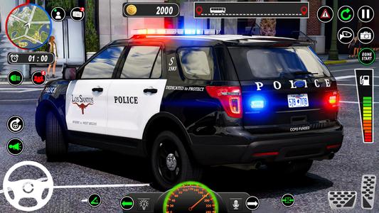 Drive Police Parking Car Games