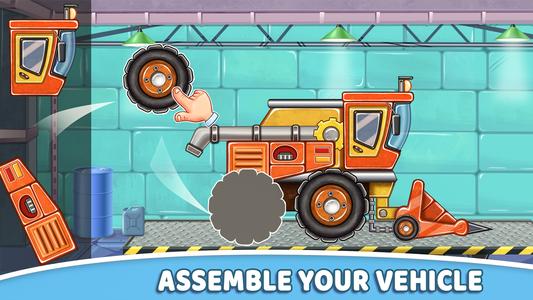 Farm Land Harvest Truck Games