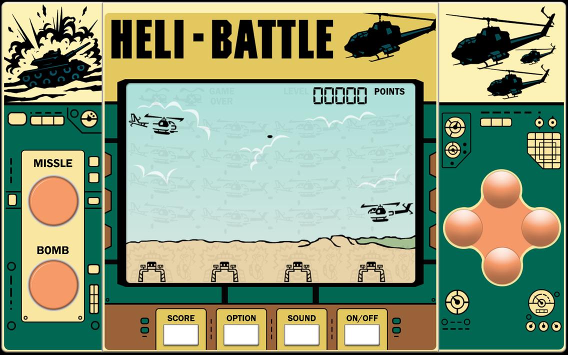 Heli Battle(80s Handheld Game)