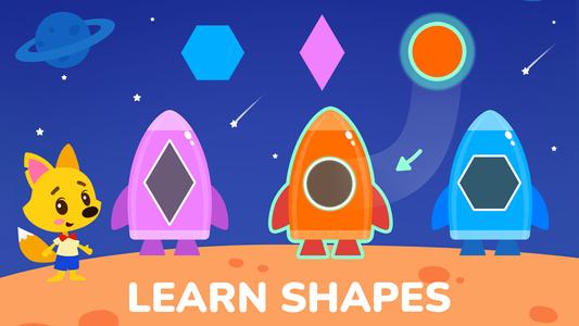 Learn numbers, colors & shapes