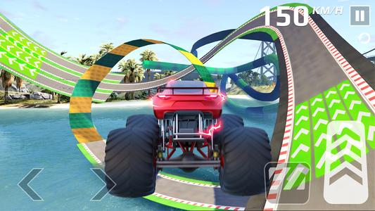 Monster Truck Stunt - Car Game