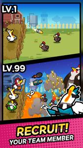 Duck vs Chicken : Idle Defense