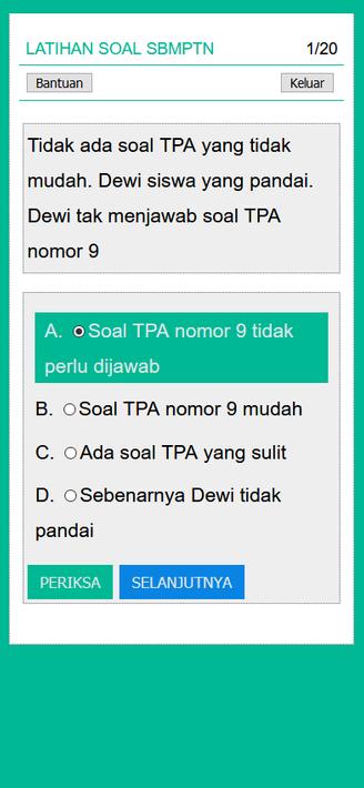 SUKSES SBMPTN 2022 - SOAL SOAL