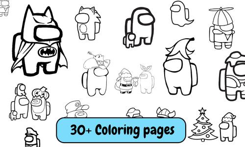 Among Us Coloring Book