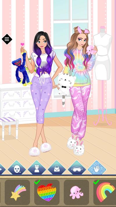 BFF Sleepover Dress Up Game