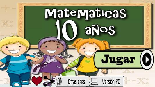 Matemáticas 10 años