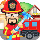 Pretend Play Fire Station Game : Town Firefighter