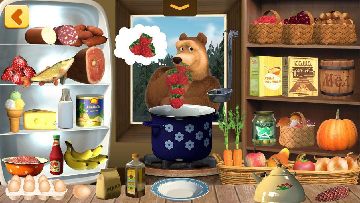 Masha and Bear: Cooking Dash