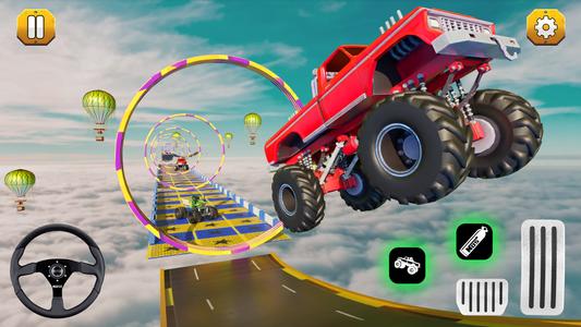 Monster Truck Ramp: Car Games