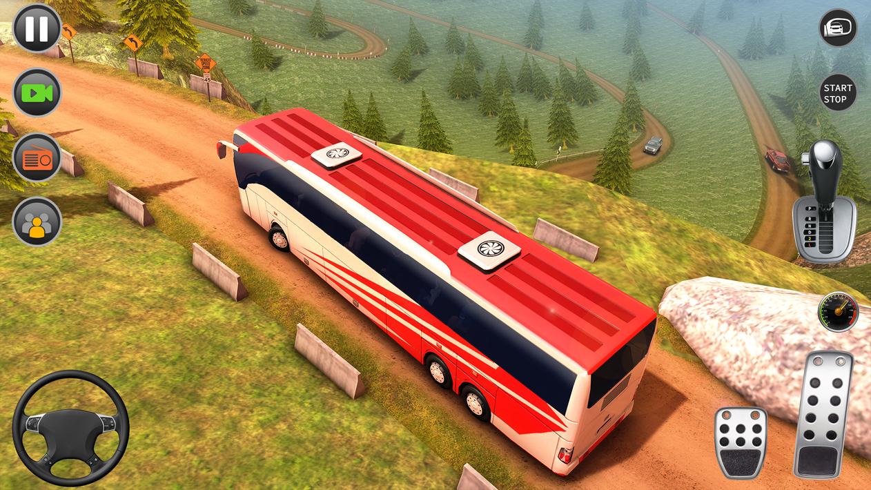 Parking Bus Driving School Sim