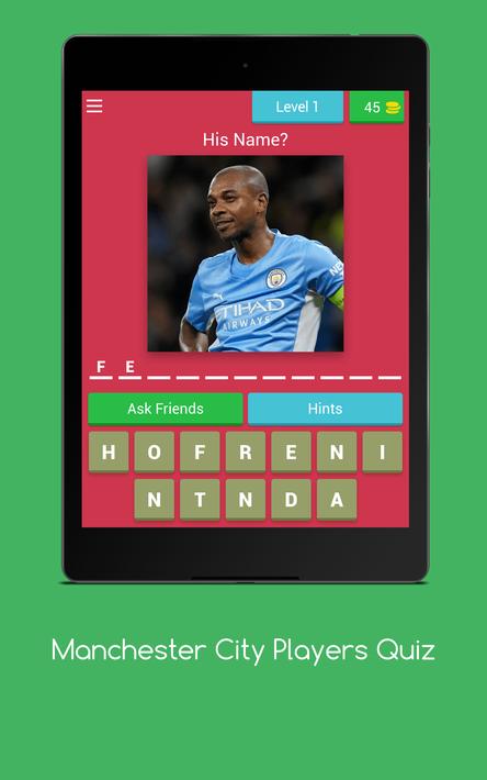 Manchester City Player's Quiz