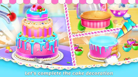 Sweet Bakery - Girls Cake Game