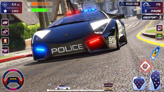 Police Car Chase Parking Games