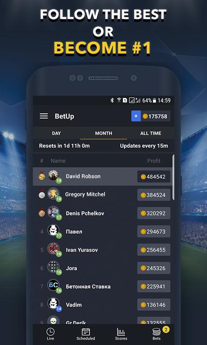 Sports Betting Game - BETUP