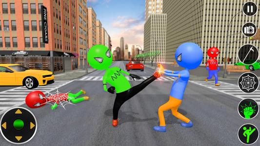 Stickman: Rope Hero Crime City