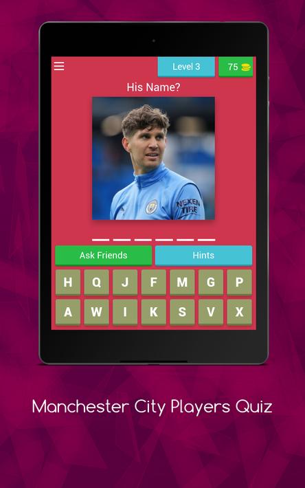 Manchester City Player's Quiz