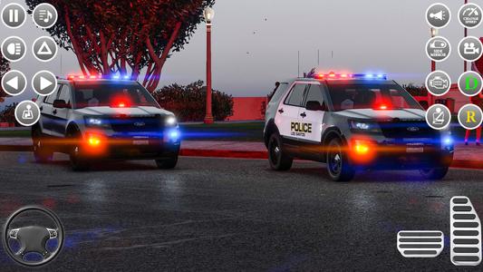 US Police Car Driver Car Game