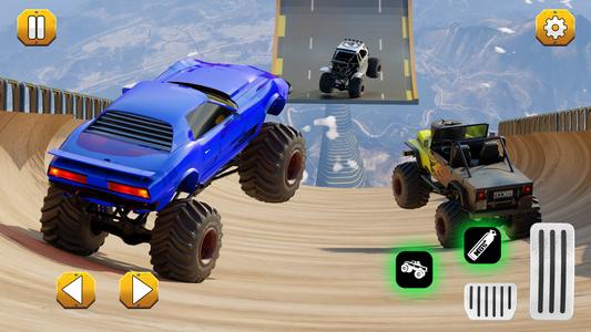 Monster Truck Ramp: Car Games