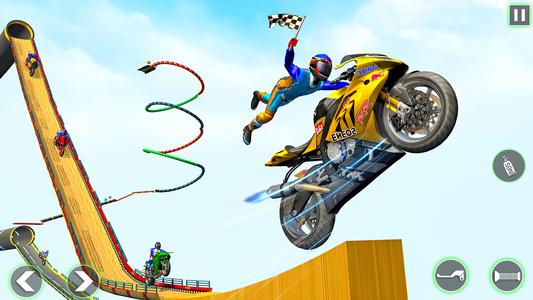 Mega Ramp Stunts Bike Games 3d