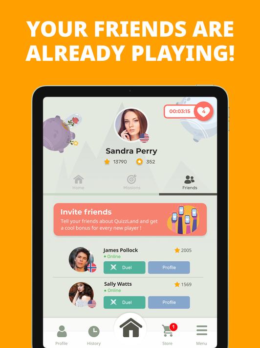 QuizzLand. Quiz & Trivia game