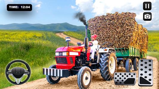 Tractor Trolley Farming Cargo