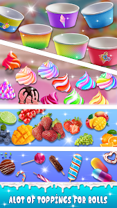 Ice Cream Roll: Cupcake Games