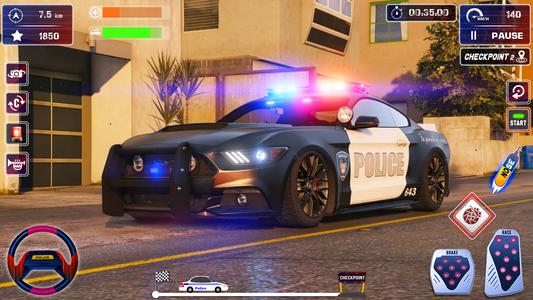 Police Car Chase Parking Games