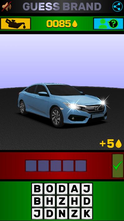 Cars Quiz 3D