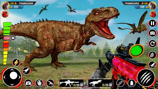 Wild Dinosaur Hunting Gun Game