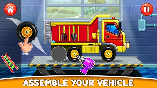 Truck games for kids - builder