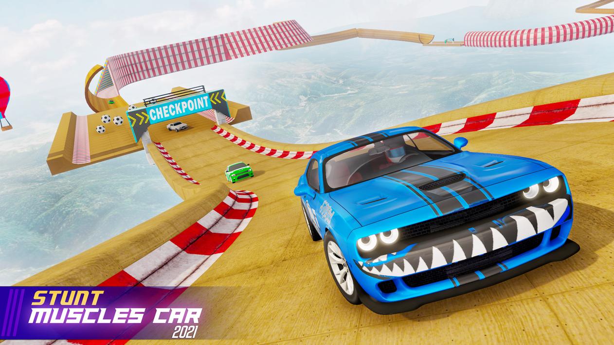 GT Car Stunt Race Master 3D