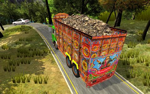 Hill Cargo Truck Driving Game