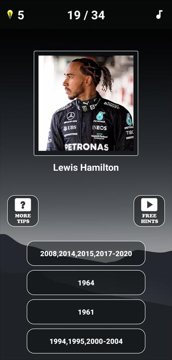 Formula 1:Guess F1 Driver Quiz