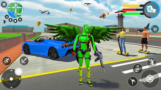 Wing Superhero Shooting Games