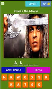 Bollywood SRK Movie Quiz