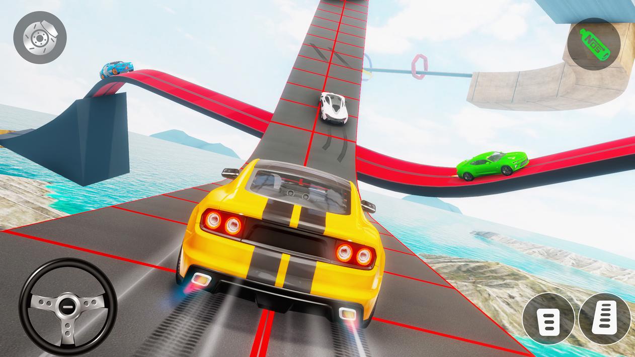 GT Car Stunt Race Master 3D