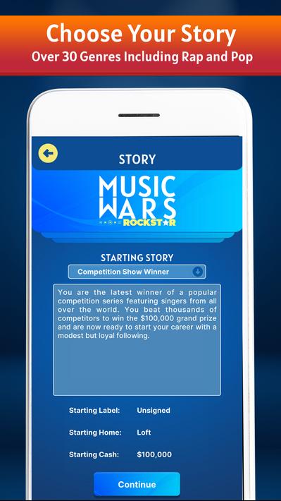 Music Wars: Rockstar & Rap Sim