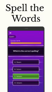 Spelling Quiz: Spell the words