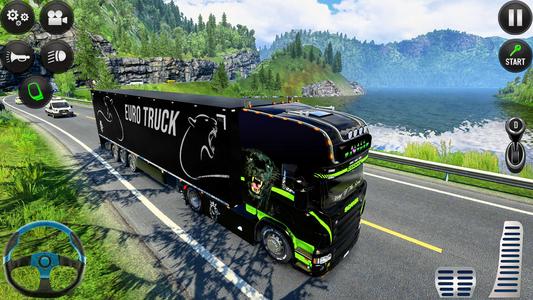 Euro Truck Simulator driving