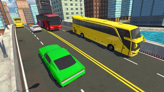 City Traffic Bus Racing Game