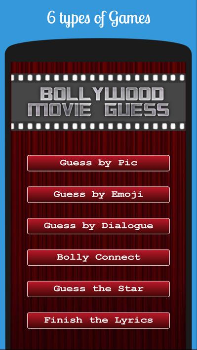 Bollywood Movies Guess - Quiz